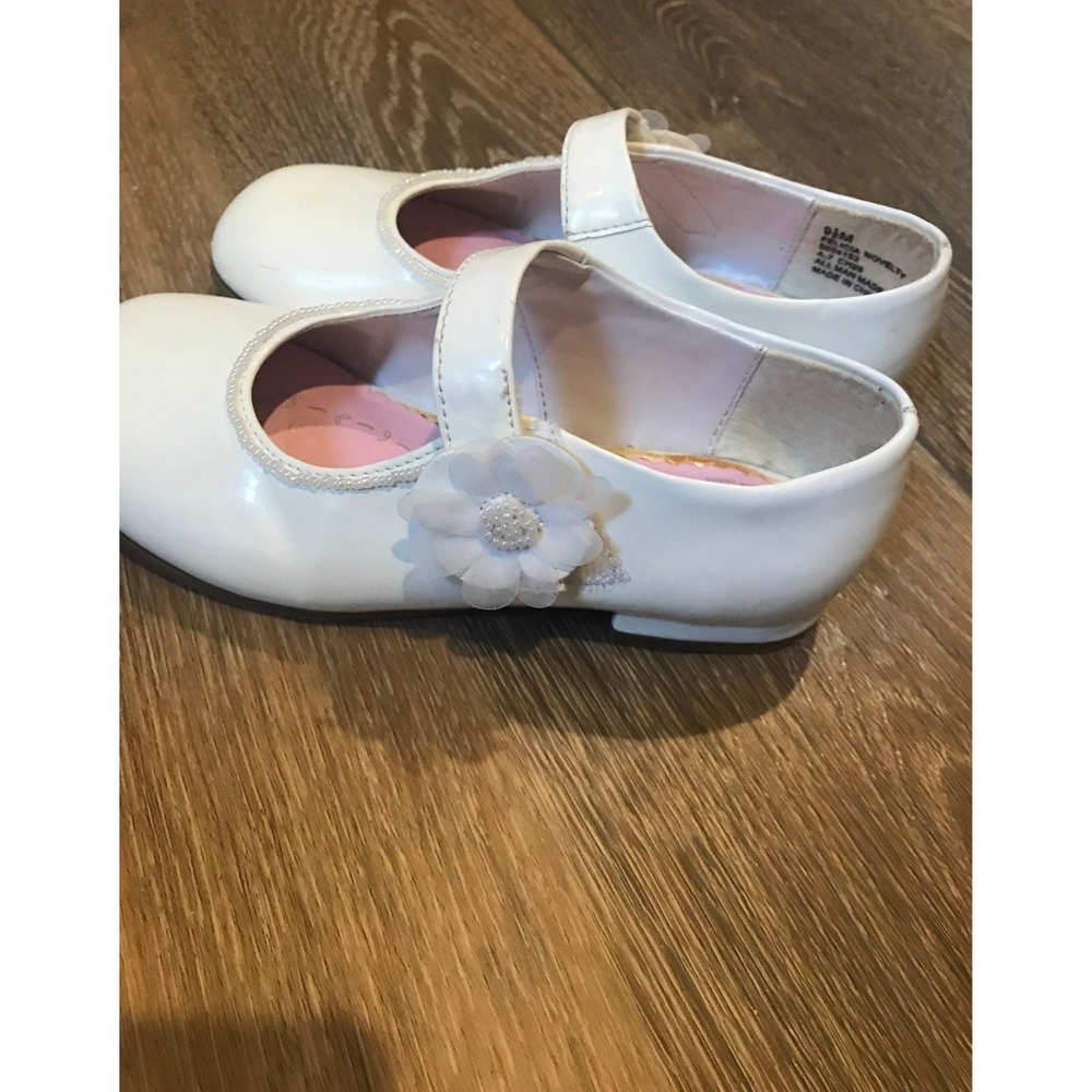 Stride Rite white patent Easter shoes‎ 9.5 - Picture 3 of 4